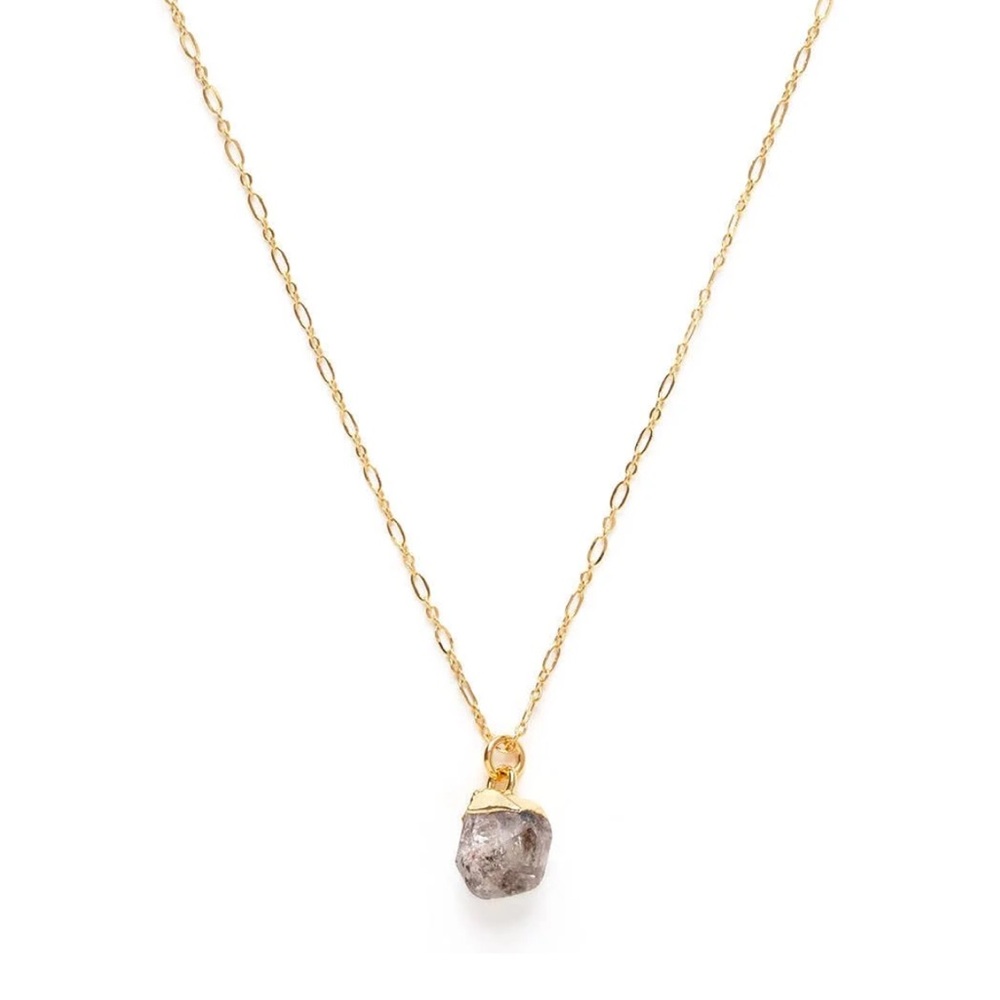 NWOT Amano Studio Raw Cut Herkimer Diamond Gemstone Necklace